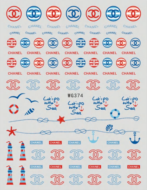 NAIL ART STICKER - 374