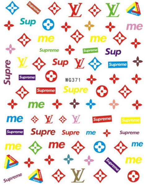 NAIL ART STICKER - 371