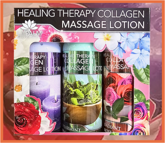 HEALING THERAPY COLLAGEN MASSAGE LOTION (PACK OF 3)