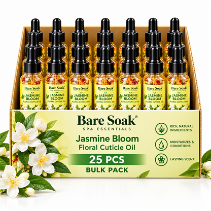 BARE SOAK CUTICLE OIL 2OZ. - JASMINE BLOOM