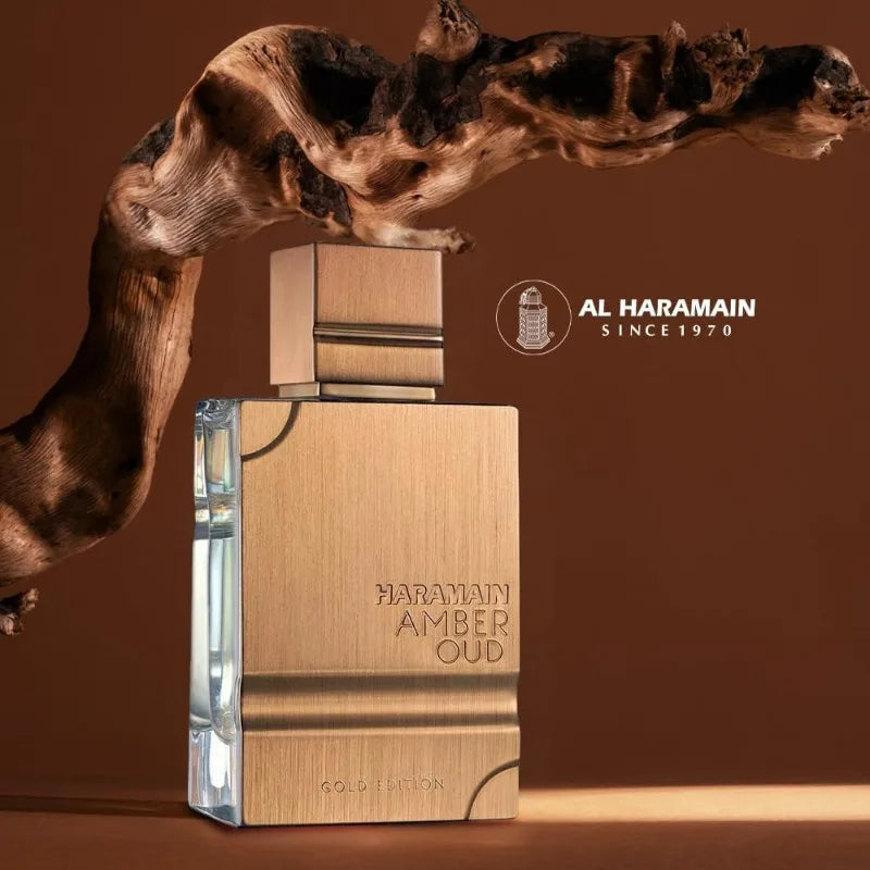 60ml Original Al Haramain Amber Oud Gold Edition Arabian Perfume High Quality Noble Lady Fragrance Spray Pheromones Attract Men