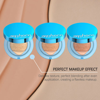 Cushion Foundation Concealer Matte Long Lasting Oil-Control Waterproof CC Cream Nature Whitening Face Makeup Cosmetics BB Cream