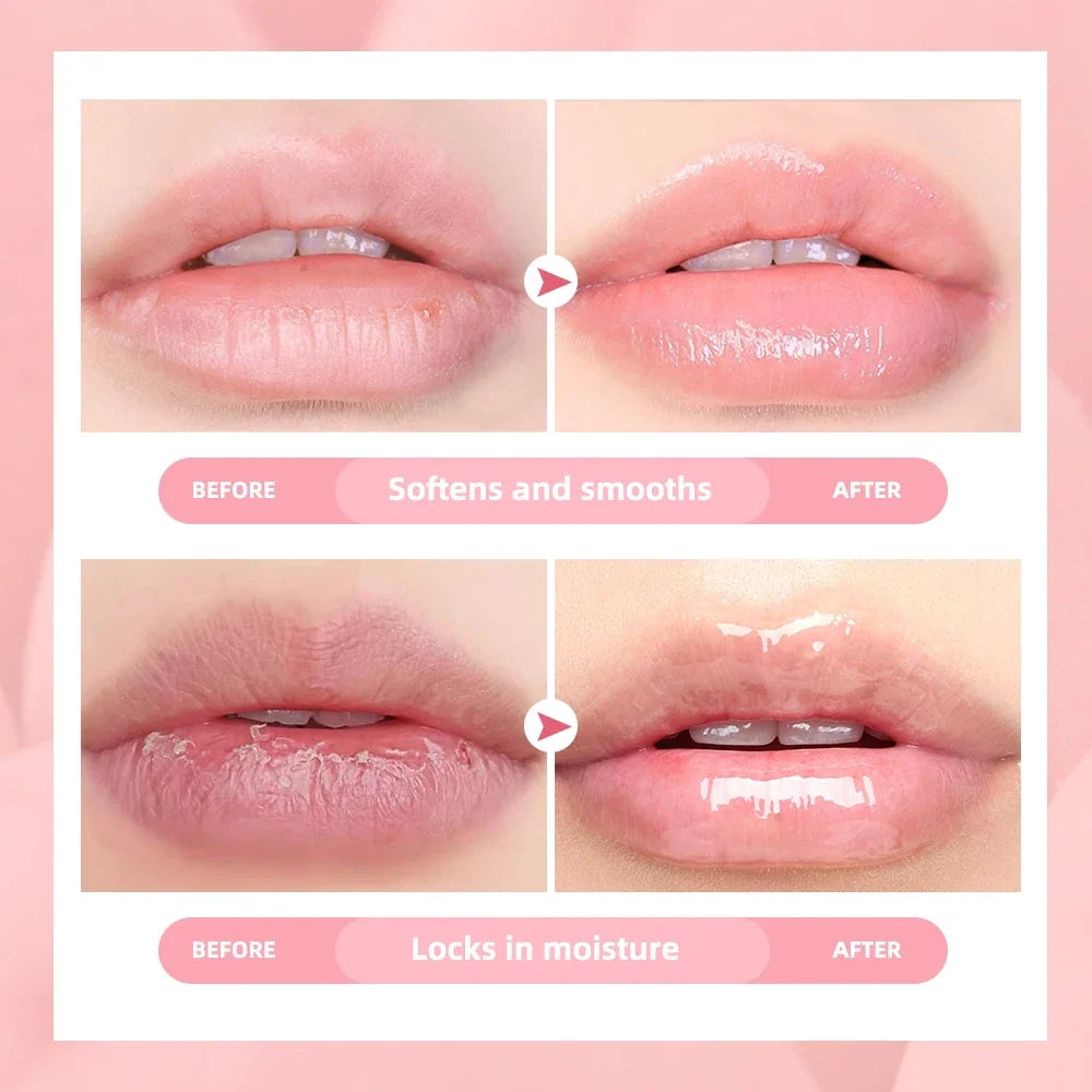 Peach Collagen Lip Sleeping Mask Powerful Moisturizing Repair Plumping Suitable Dry Chapped Lips Skin Care Long-Lasting Hydrate