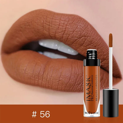 IMAGIC matte 28 color Sexy Matte Lipstick lipgloss Waterproof Long Lasting Gloss Beauty makeup lip gloss fashion lip