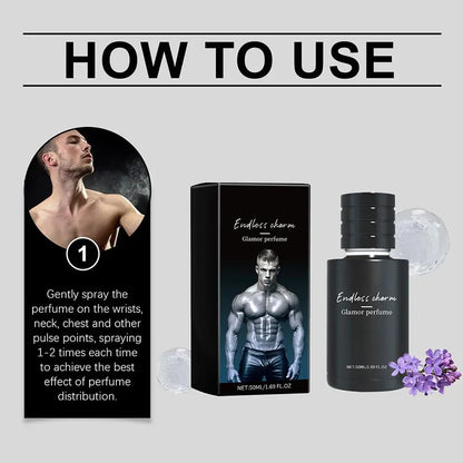 Long Lasting Men's Dating Fragrance Enhance Attractiveness Men's Body Fragrances Spray Men's Long Lasting Charm Body Fragrance