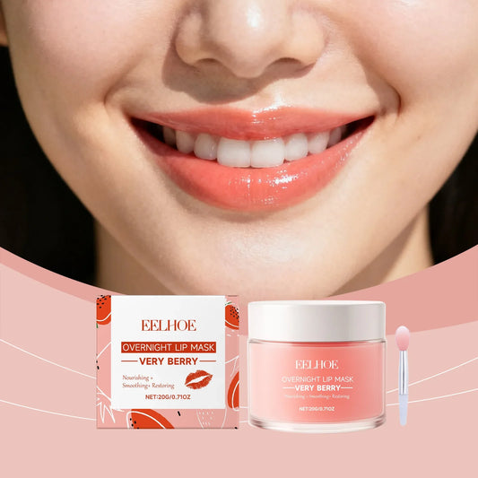Berry Moisturizing Sleep Lip Mask - Hydrating, Lightweight, Non-Sticky, Gentle, and Moisturizing Lip Care