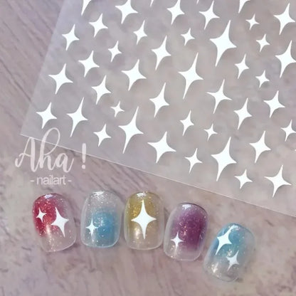 3D Small Bow Ribbon Bowknot Y2K Nail Sticker MIni Kawaii Japanese Adhesive Decals Nail Art Manicure Decorations DIY