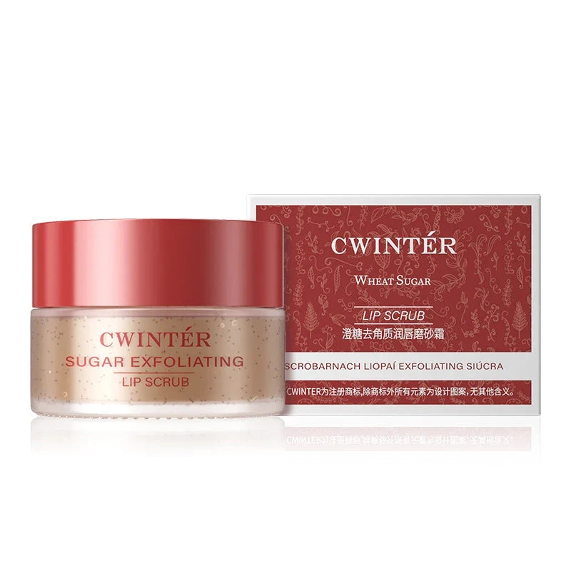 Lip Exfoliator Scrub and Moisturizer, Sugar Scrubs, Overnight Hydration & Softening, Brighten and Dark Lips Soothing Dryness
