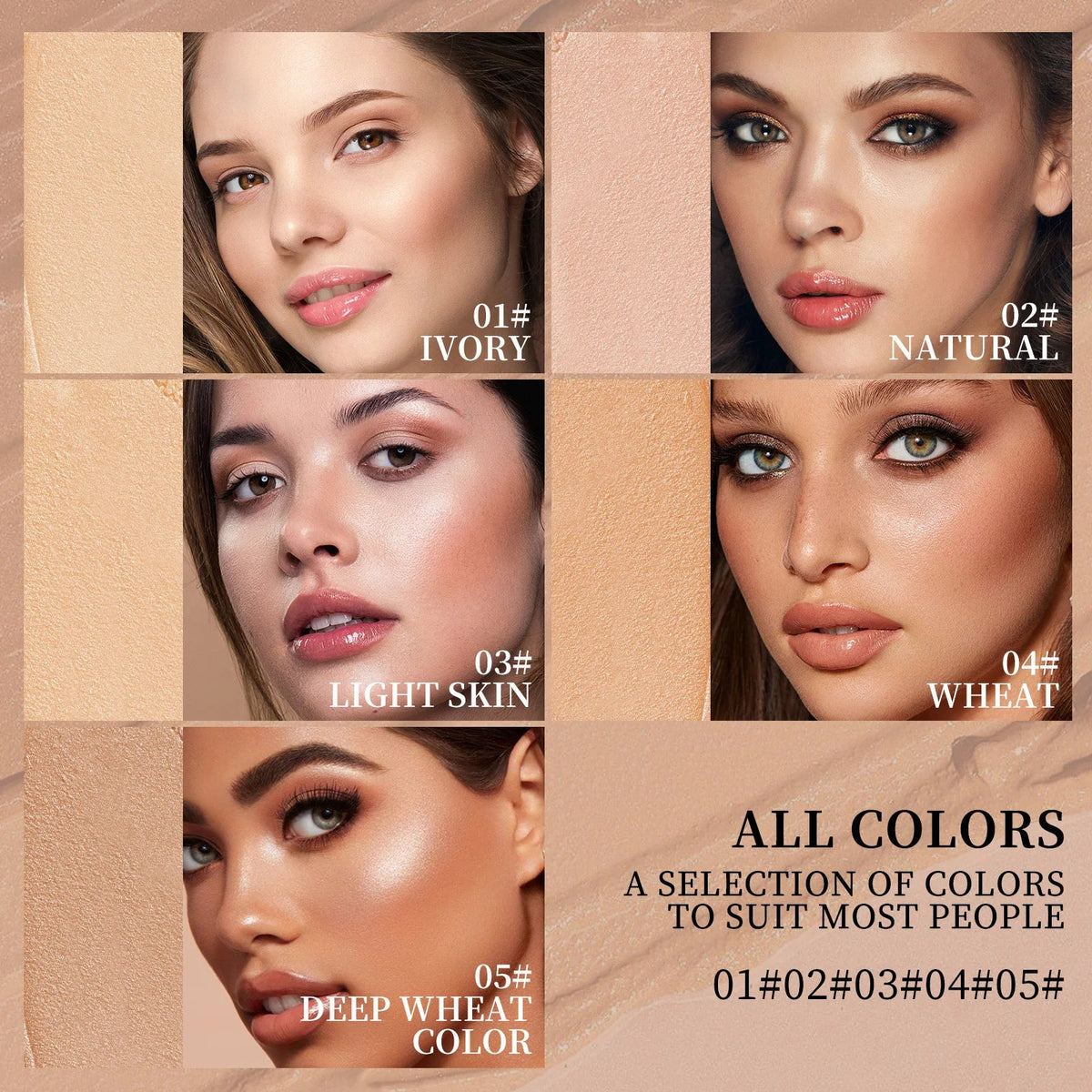 O'cheal 2-in-1 Concealer Foundation & Contour Stick 20g