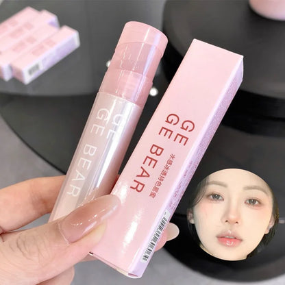 Gege Bear Water Gel Lip Gloss — Hydrating, Crystal-Clear Shine with Long-Lasting Color and Natural Finish
