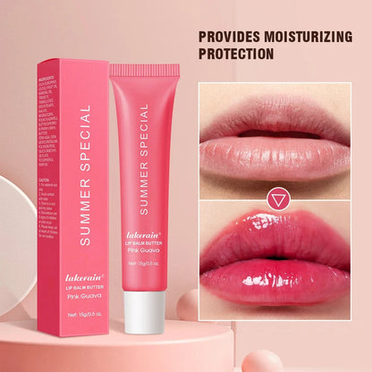 Summer Lip Balm Moisturizing Mirror Lip Gloss Lip Vanilla Mint Iced Coffee Cake Smell Lipstick Transparent Lip Oil  Makeup
