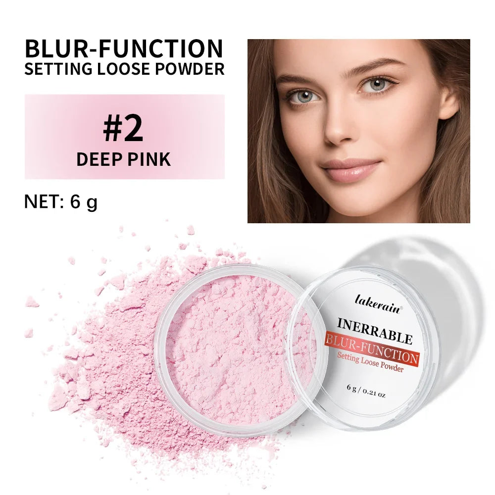 Professional Loose Powder Oil Control Anti-Sweat Waterproof Matte Base Makeup Long-lasting Face Setting Powder Beauty Makeup