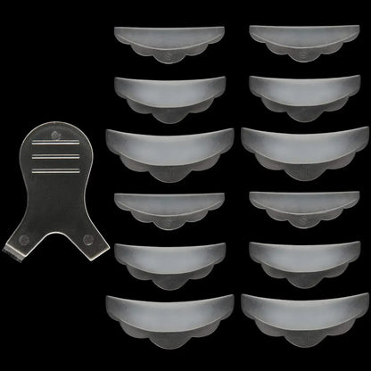 5Pairs Silicone Eyelash Perm Pad Y Eyelash Brush 3D Eyelash Curler Applicator Makeup Lifting Tools Lashes Rods Shield