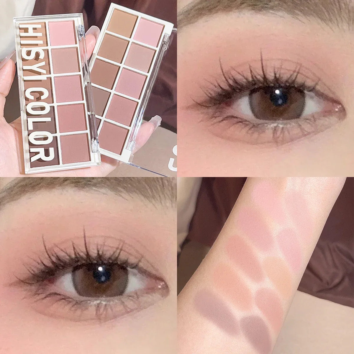 HISYI Star Rejuvenation Ten-Color Eye Shadow Pearl Matte Pink Pure Desire Powder Brown Plate Gentle Daily Cheap Makeup