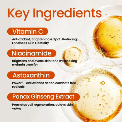 Natural VitaminC Cleanser All Face Wash 150ml Deep Cleans Dissolves Grease Brightens Skin Good With Hyaluronic acid