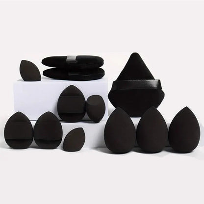 12pcs Makeup Sponges Multicolor Kit Makeup Blender Beauty Blenders Sponges Accessories Women Makeup Tools HZFP03