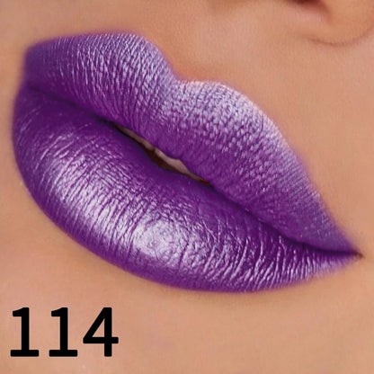 19 colors glitter lipstick hydrating red pink sparkling shine lip color highly pigmented lip tints metallic finish lip makeup