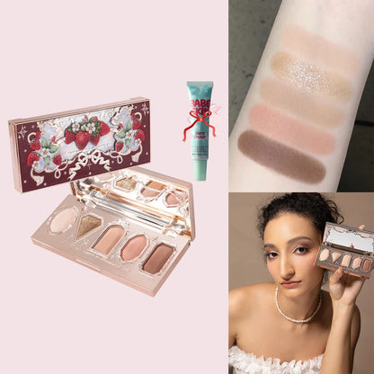 Flower Knows Chocolate Wonder-Shop 8-Color Eyeshadow Palette