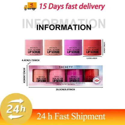 Remove Dark Lip Scrub Fast Lightening Pink Lip Exfoliating Fade Lip Line Dead Skin Moisturizer Korean Care Products Beauty Healt