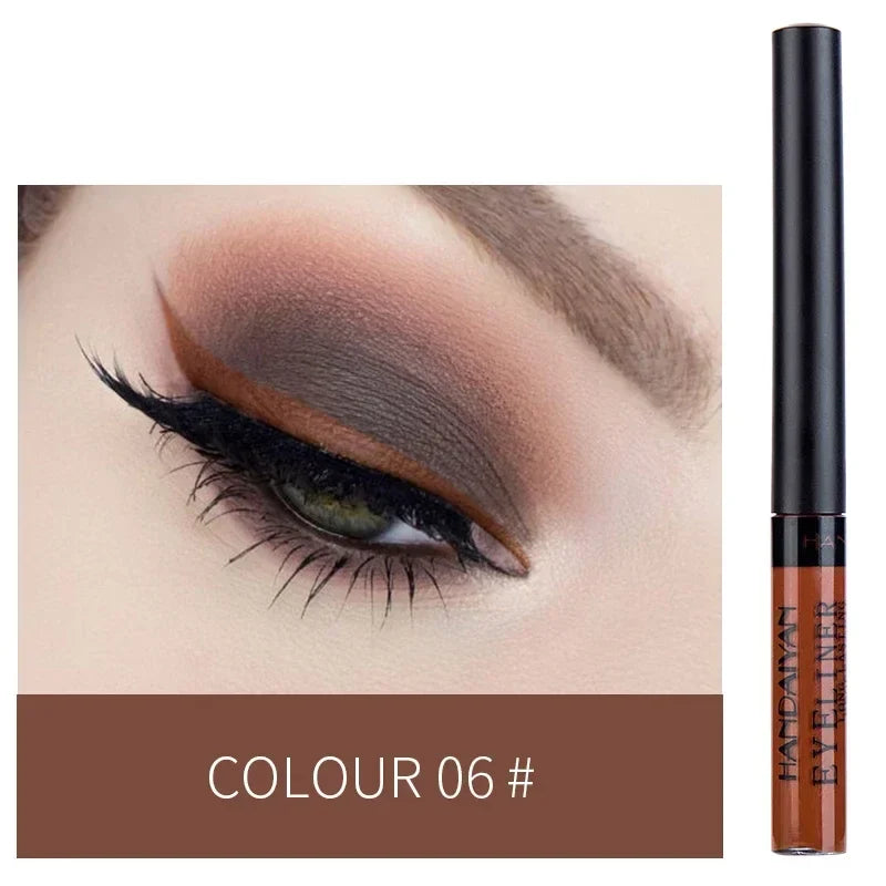 Waterproof Liquid Eyeliner Pen - Long-Lasting Colorful Eye Liner