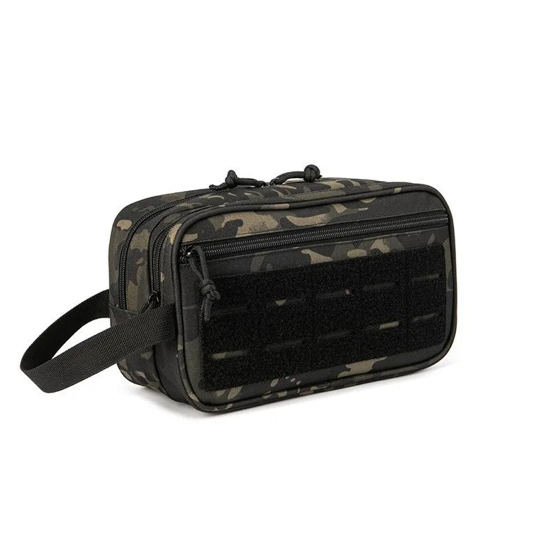 HOMEFISH Tactical Toiletry Bag For Men Hygiene Bag Tool Molle Pouches Small Dopp Kit Mens Shaving Kit Travel shower Makeup