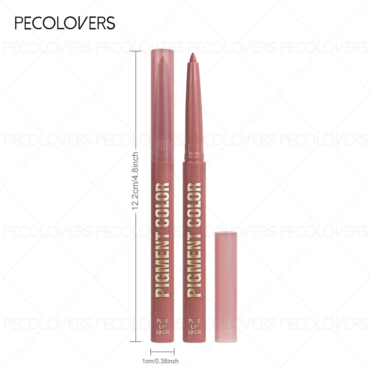 1PC 2-in-1 Lip Liner&Lip Gloss Pen-Matte Colors&Waterproof Long-Lasting ,Velvety Pencil for Plump Lip Outline, Easy Application