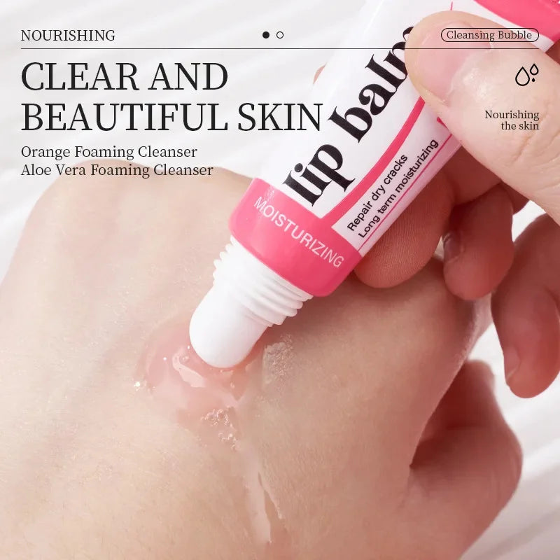 Fast Remove Dark Lip Balm Serum Lighten Melanin Lip Mask Exfoliating Fade Lip Lines Dead Skin Nourishing Repair Lip Care Makeup