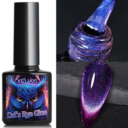XEIJAYI Pink Cat Eye Gel Nail Polish Ceramic Magnetic Gel UV Semi-permanent Enamels Varnish Nail Supplies For Professionals Gel