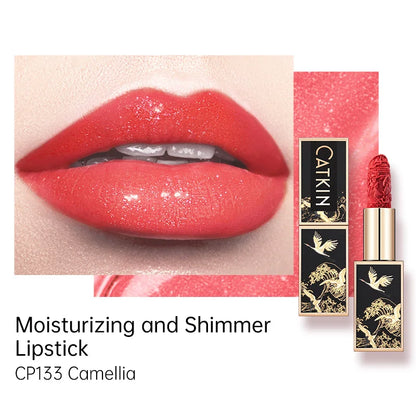 CATKIN Makeup Velvet Matte Lipstick, Hydrating Satin Long Lasting lipstick with Smooth and Creamy Texture, 3.6g