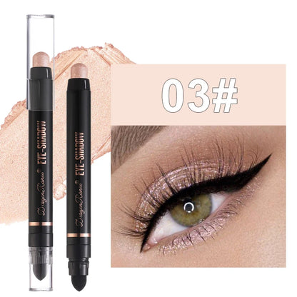 Eyeshadow Pen Pearlescent Eyeshadow Versatile One-Swipe Application Non-Smudging Waterproof Eyeshadow Highlighter Delicate Silky Smooth with Fine Shimmer Eyeshadow Liquid