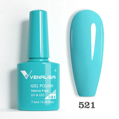 Venalisa HEMA TPO FREE Nail Gel Polish Glitter Gorgeous Full Coverage Soak Off UV LED French Nail Jelly Pink Nude Collection