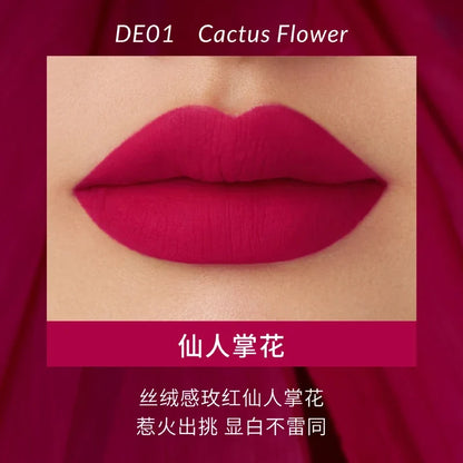 Kaleidos Lipstick Lip Cream Matte Velvet Nude Colours Lip Mud Waterproof Lip Gloss Long Lasting Lip Stain
