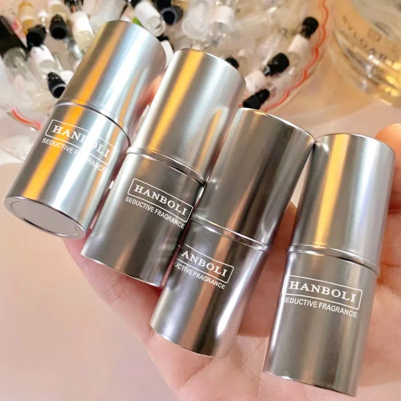 Heart-pounding solid perfume for men and women, light fragrance, long-lasting, natural and fresh perfume, portable perfume