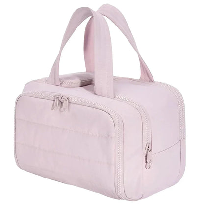Large Capacity Cosmetic Bag Female Travel Wash Handbag Bathroom Partition Shower Makeup Pouch Waterproof Toiletries Organizer