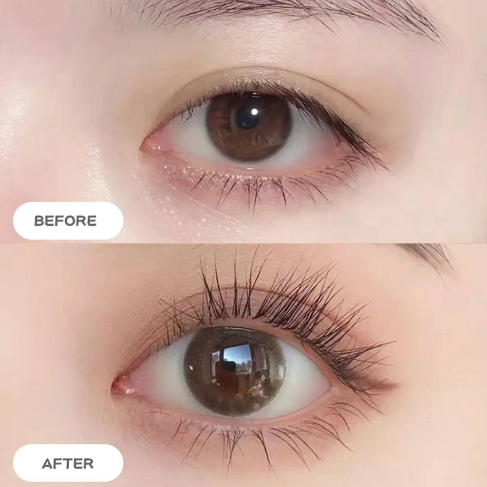 Gege Bear Dream Party Curly Black Sun Flower Mascara Cute Design All Day Long-Wearing Lash-Lengthening Thick Volume Eyelashes