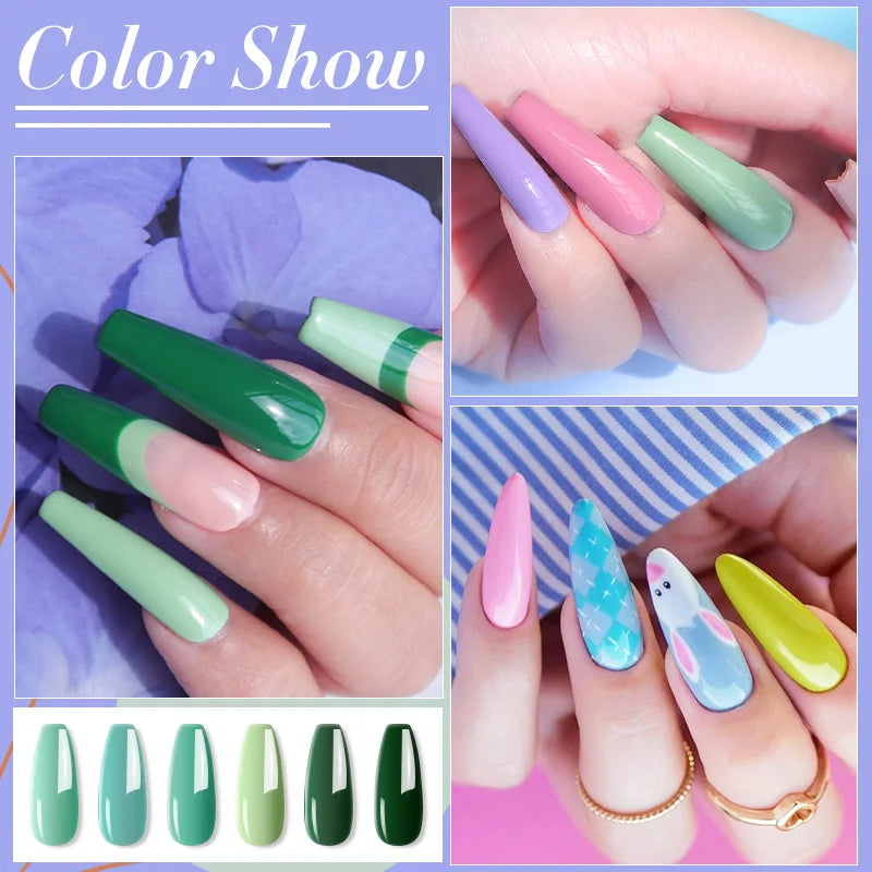 Poly Extension Gel Nail Set 8PCS 15ML Fast Builder Extension Gel Varnish for Manicure Salon 3D Art DIY Nail Extension Thickening