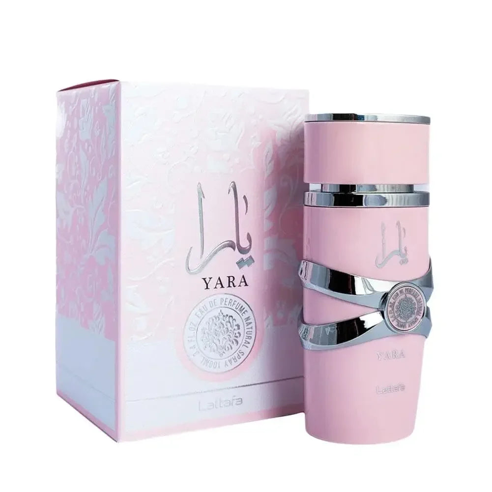 Lattafa Yara - Vanilla, Gourmand, Fruity, Floral - Eau de Parfum Long-Lasting Fragrance for Women, 3.40 Ounce / 100 ml