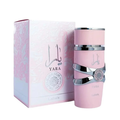 Lattafa Yara - Vanilla, Gourmand, Fruity, Floral - Eau de Parfum Long-Lasting Fragrance for Women, 3.40 Ounce / 100 ml