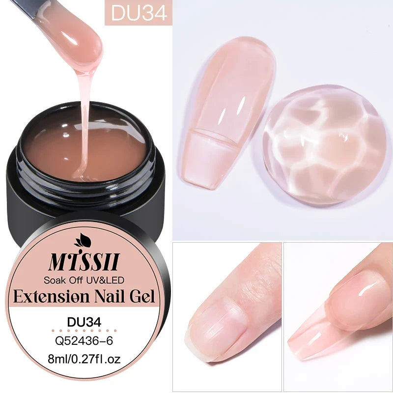 Mtssii 8ml Metallic Painting Nail Gel Polish Gold Silver Creative Elastic Nail Gel for PaintingDrawing Magic Mirror Gel Varnish