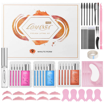 Lomansa 2-in-1 Lash Lift and Brow Lamination Kit - 15 Pieces