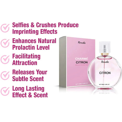 Women's Perfume - Elegant Charming Floral Scent Long Lasting Fresh Mild Non-Irritating, Subtle Fragrance for Dating & Daily Wear