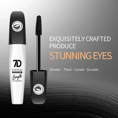 7D Fiber Mascara - Waterproof Lengthening & Thickening Black