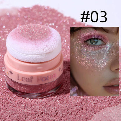 1PC Pearlescent Glitter, Fine Powder, Suitable for Hair/body/face, Highlight Powder, Blush Powder, Suitable for Music Festival