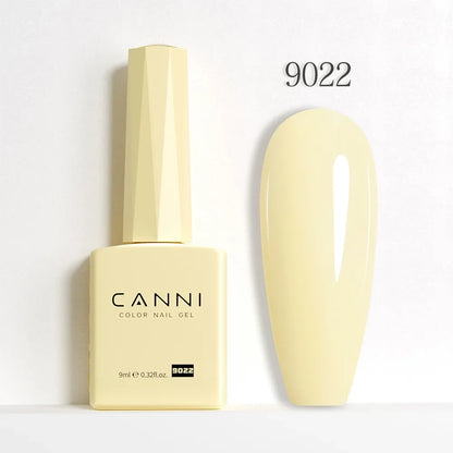 CANNI Hema Free Nail Gel Polish Fall Color Collection Semi Permanent Diamong Long Wear Top Coat Red Gorgeous JellyNude Color 9ml