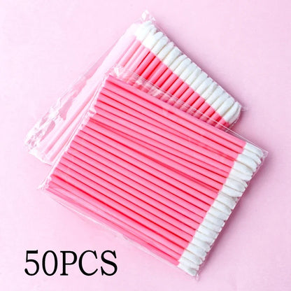Wholesale 50/1000pcs Lip Brushes Applicators Eyelashes Brush Lipstick Brush Lip Gloss Applicator Wands Makeup Beauty Tool