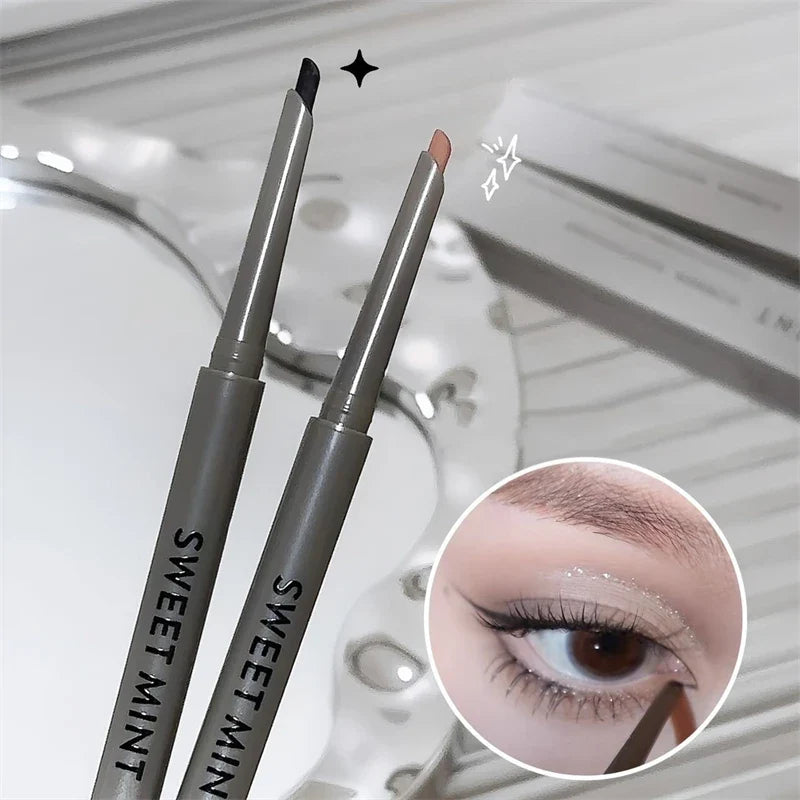 Silky Long-lasting Eye Liner Pencil  Eyeliner Pen Natural Matte Wine Red Eyeliner Easy To Color Waterproof Eye Make Up Cosmetics