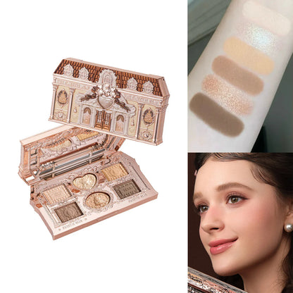 Flower Knows Chocolate Wonder-Shop 8-Color Eyeshadow Palette