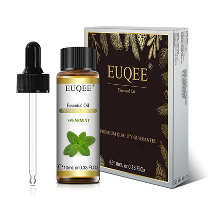 EUQEE 10ml Pure Natural Essential Oil Lavender Jasmine Eucalyptus Vanilla Sandalwood Sweet Orange Lemon Oregano Neroli Fragrance