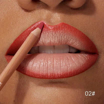 1pc Matte Lipstick & Liner Pen, Waterproof, Long-Lasting, Non-Stick, Berry Shades for All Skin Types, Makeup Pencils for Women