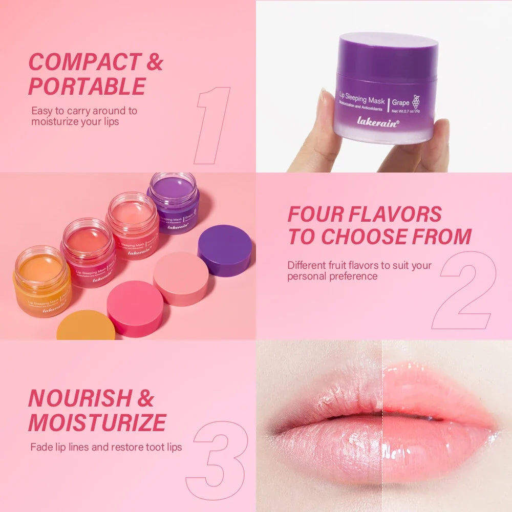 laneigemakeup Lips Sleeping Hydrated Balm Nourishing Lip Mask Day Night Use Moisturize Protect Soften Lips Overnight Repair